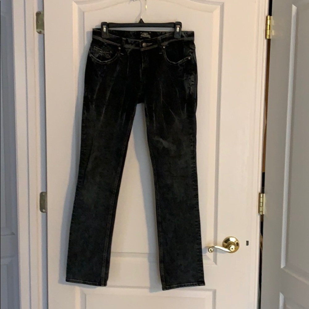 Express black wash jeans